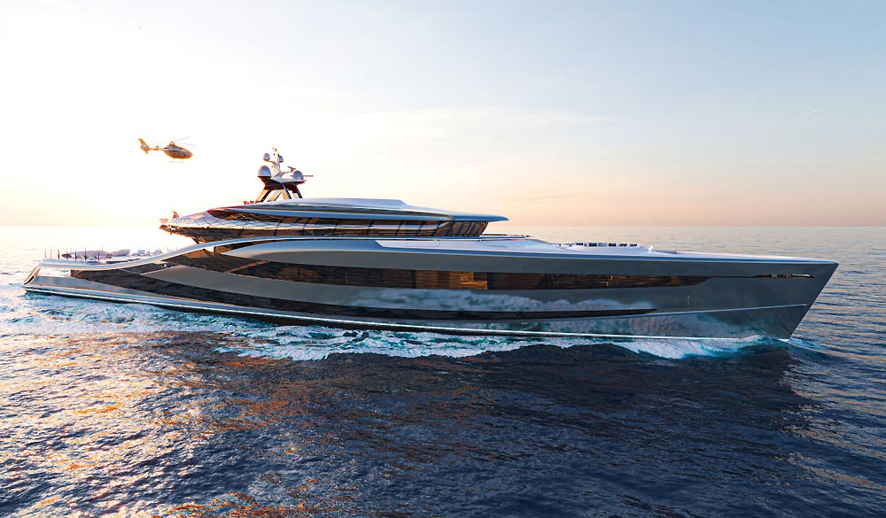 Futura yacht concept by Vripack