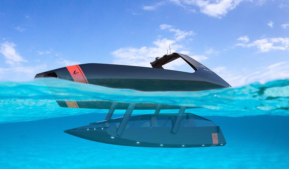 Swordfish tender-submarine