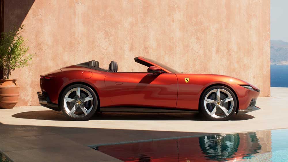 Ferrari Amalfi Spider, il grand tourer a cielo aperto che profuma di Mediterraneo