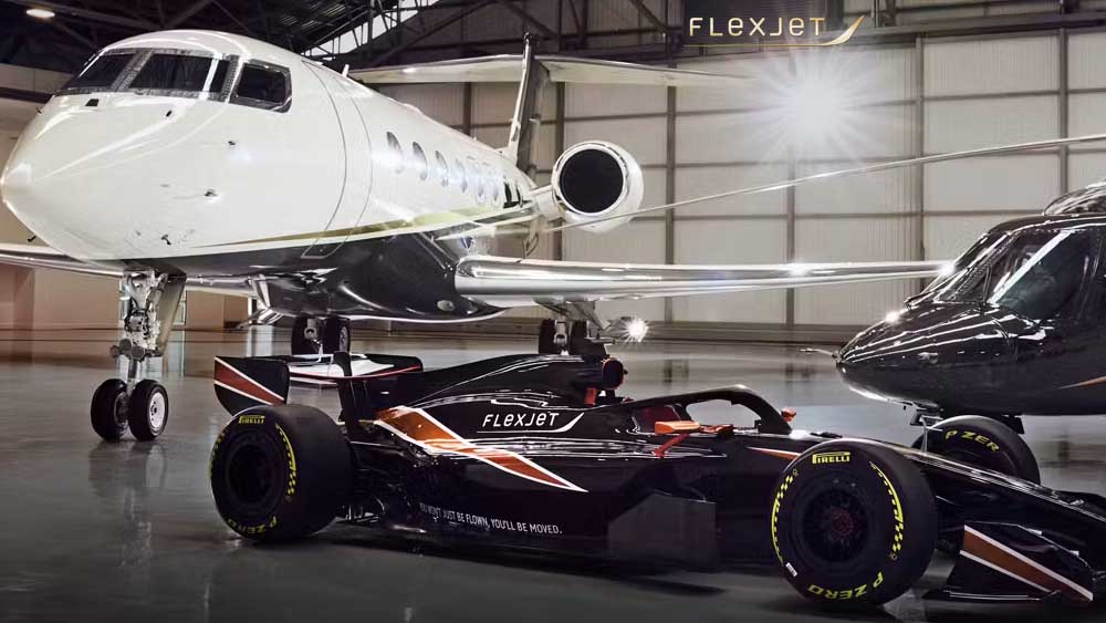 Formula 1 e Flexjet, il lusso dei Grand Prix vola pi&ugrave; in alto