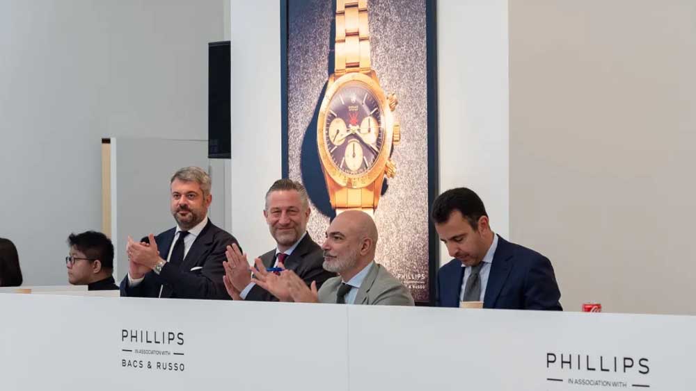 Phillips guida il mercato mondiale delle aste di orologi di lusso