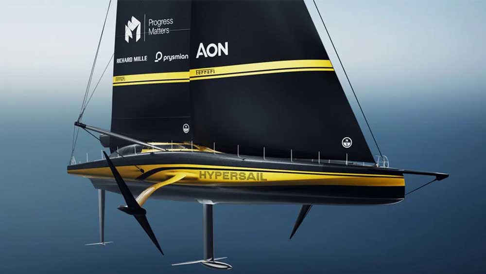 Ferrari Hypersail, il Cavallino Rampante porta la sfida del foiling nell&rsquo;oceano